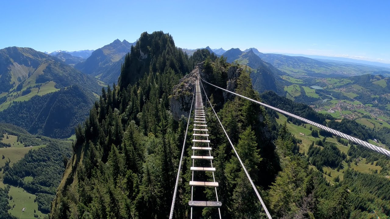 Switzerland - Via Ferrata in Charmey - Square Vide 2 (K6)