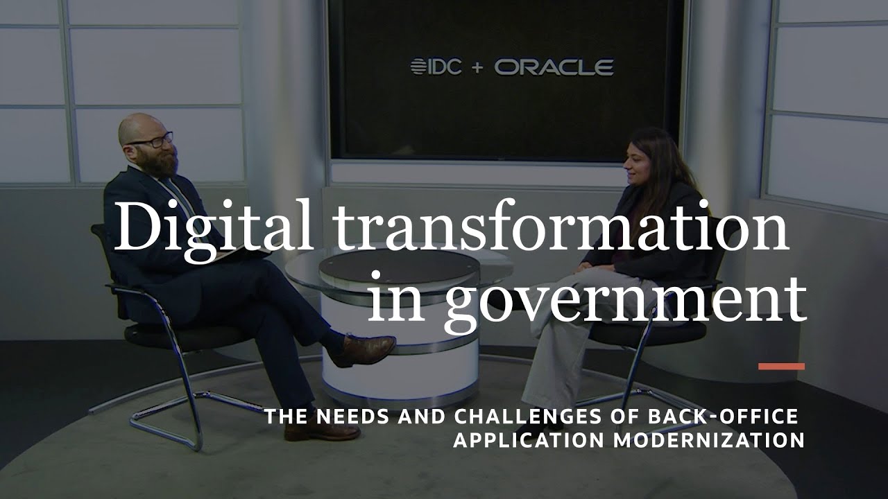 Oracle and IDC: the challenges of back-office application modernization