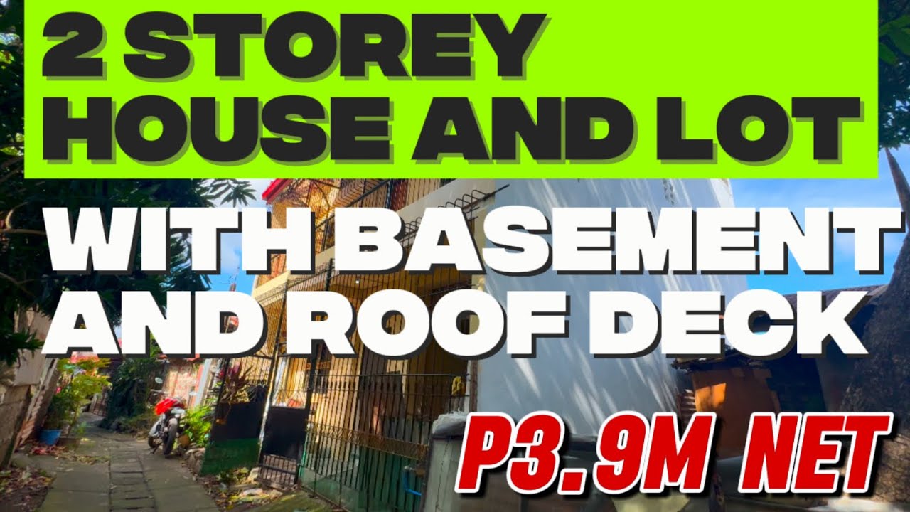 NOV-855-26 🏠2 storey house and lot with basement and roof deck | ready for occupancy