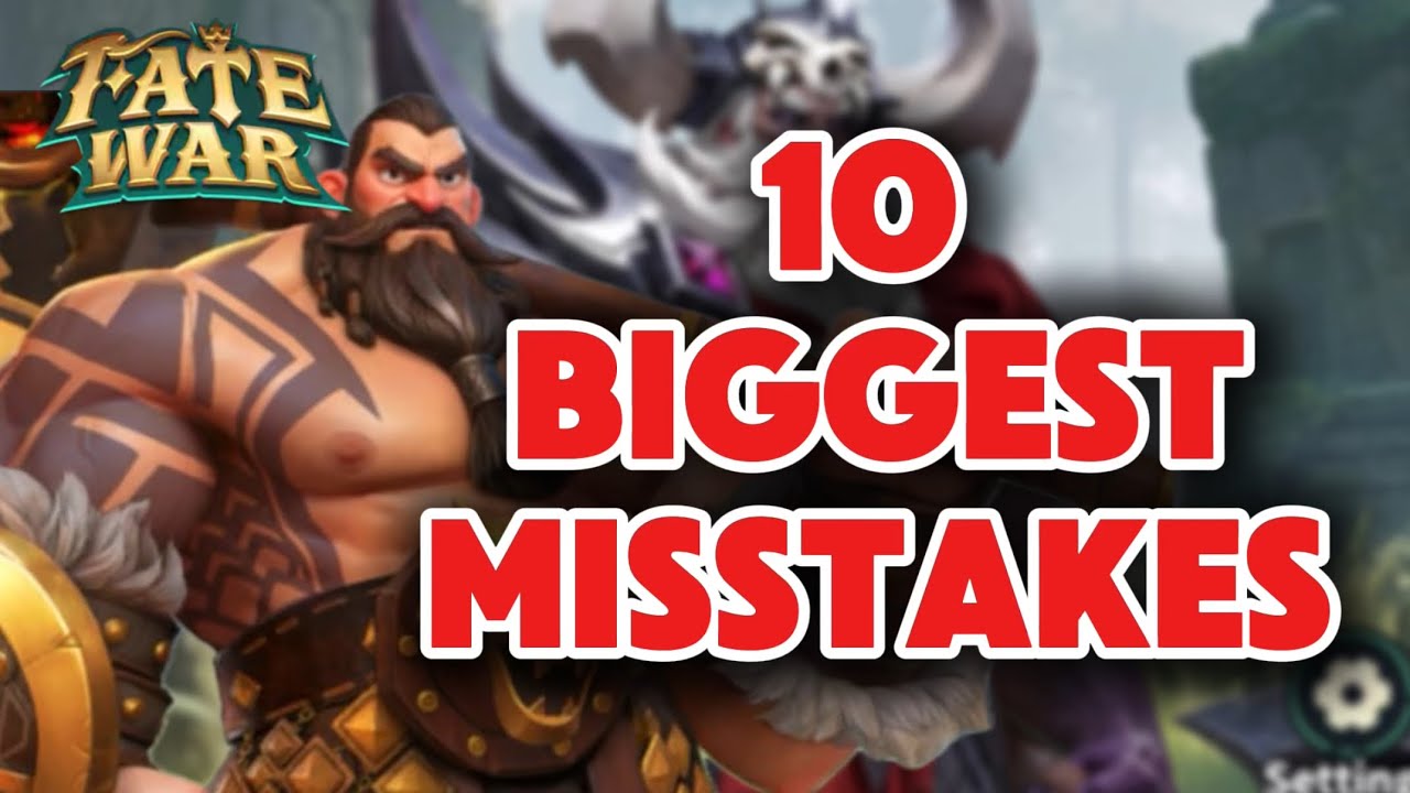 10 Beginner Mistakes to Avoid & Maximize Power in Fate War (Strategy & F2P Tips)