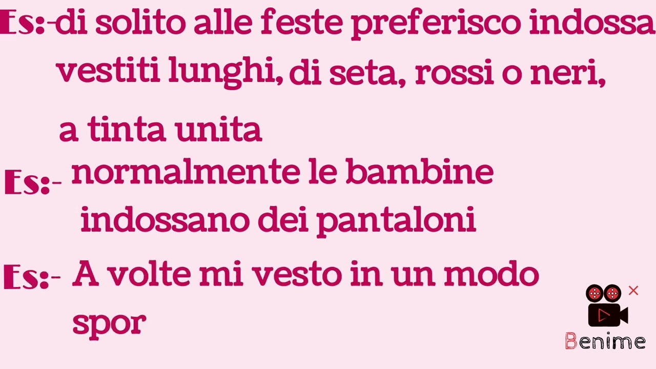 Gli abitudini del vestirsi