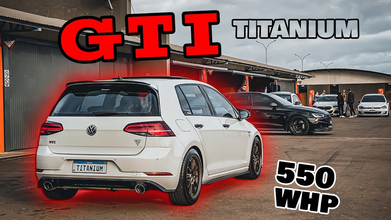 GOLF GTI TITANIUM COM MOTOR FORJADO DE 550 CAVALOS DE RODA