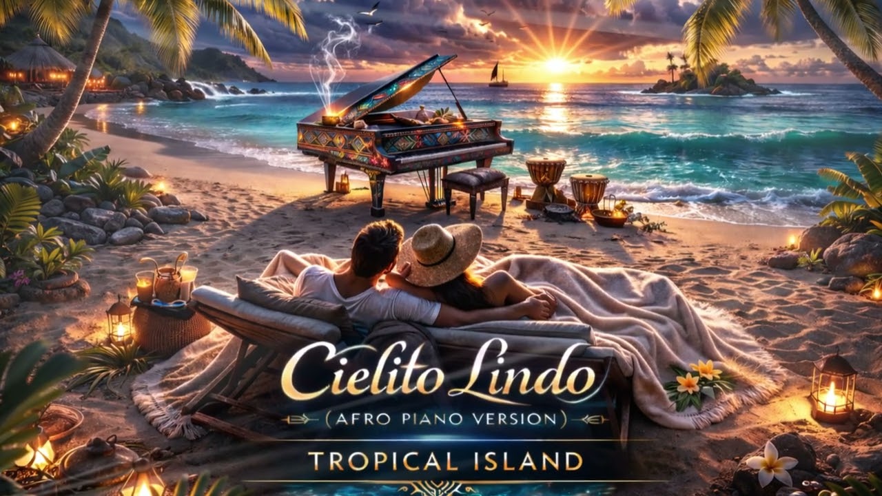 Cielito Lindo (Afro Piano Version) 🌅 Tropical Island Healing Vibes