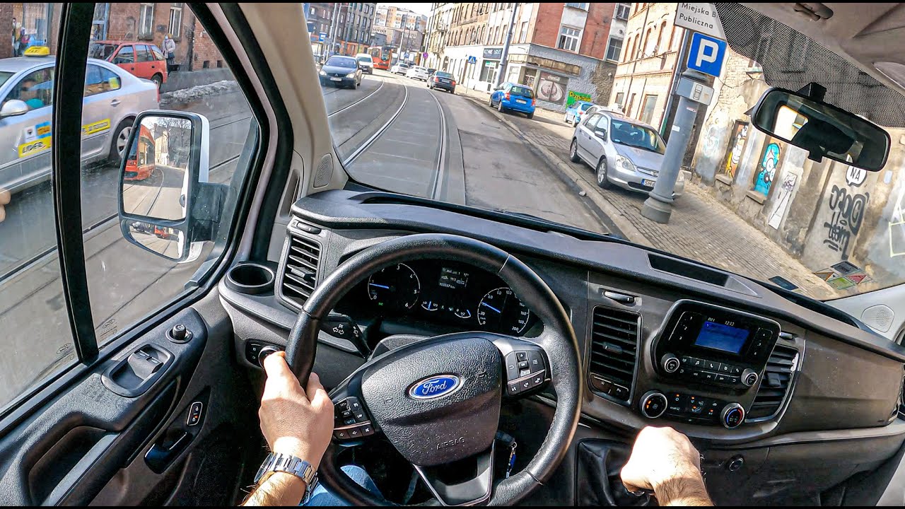 Ford Transit Custom (2.0 EcoBlue 105 HP) | POV Test Drive #694 Joe Black
