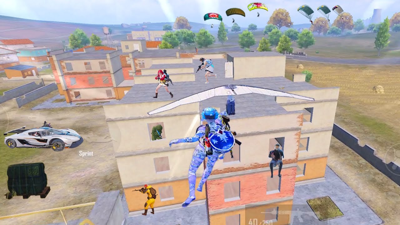 CRAZIEST SQUADS LANDING IN THIS PLACE 😱 Pubg mobile