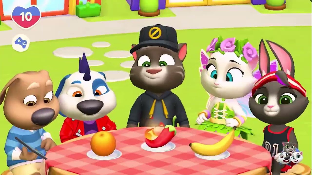 The meal was unique and fun,and the songs performed by the Tom Talking cats were vert enjoyable ,,,!