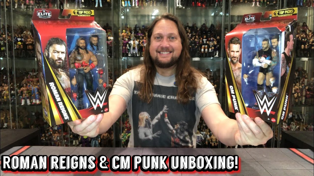 Roman Reigns & CM Punk WWE Mattel Top Picks Unboxing & Review!