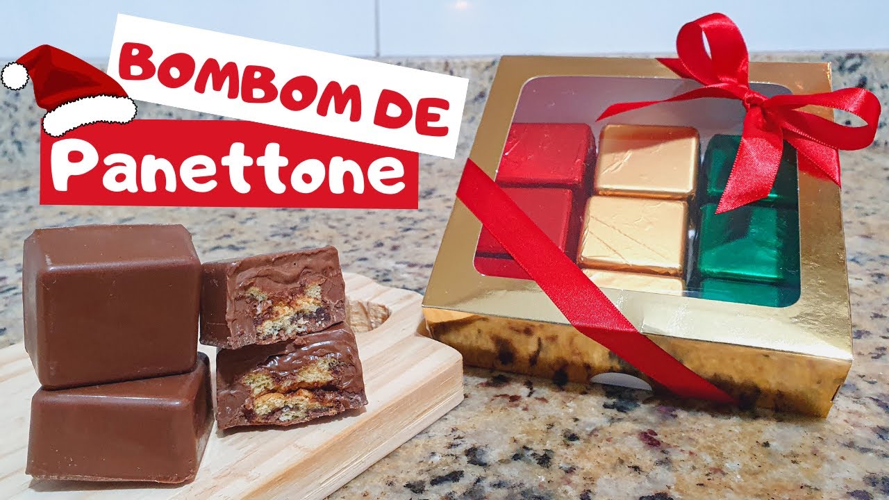 BOMBOM DE PANETTONE – PRESENTE DE NATAL