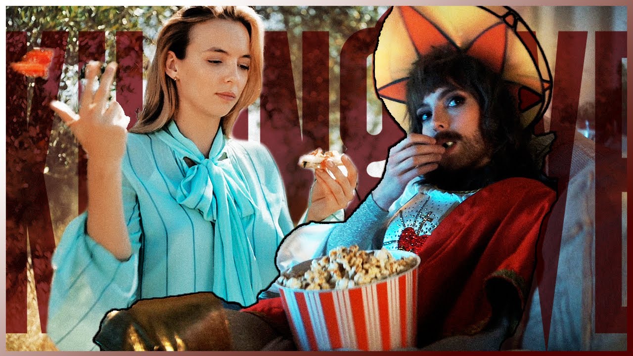 Villanelle Eating and Drinking for 9 minutes