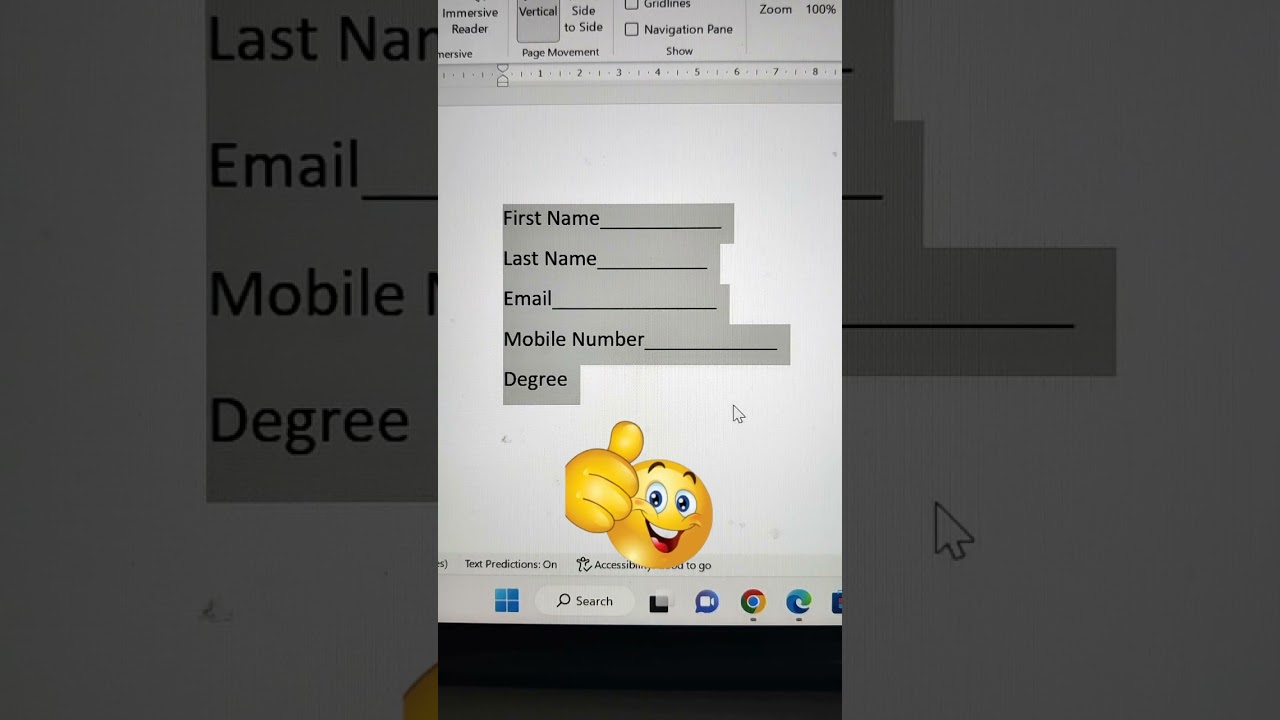 MS Word Time Saving Trick ✅ | Don't Miss This Trick #shorts #msword #howto #mswordtricks #bytetech