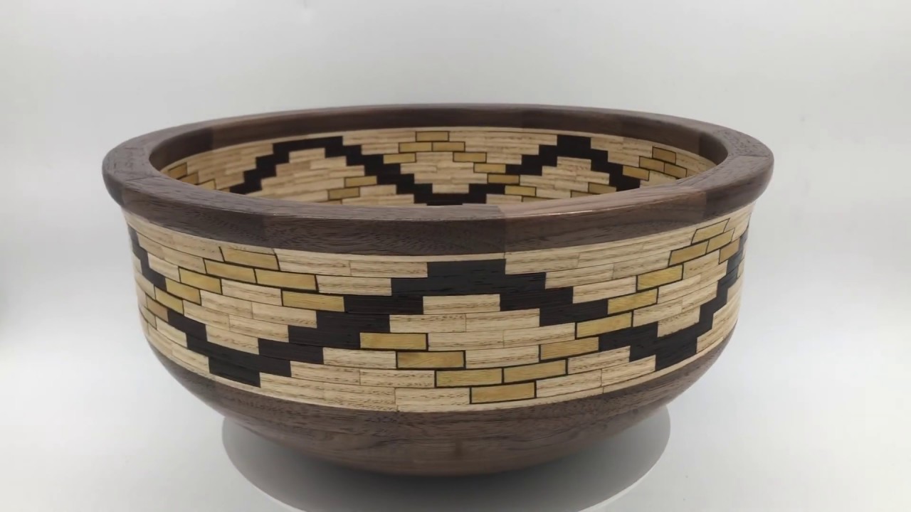 Double Helix Feature Ring Segmented Bowl
