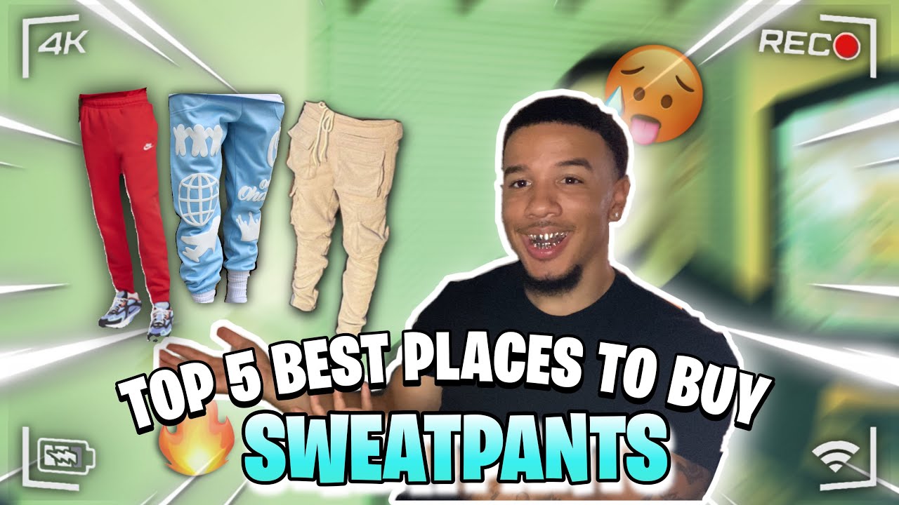 TOP 5 BEST PLACES TO BUY SWEATPANTS! | UPCOMING FALL 2021 🍁🔥
