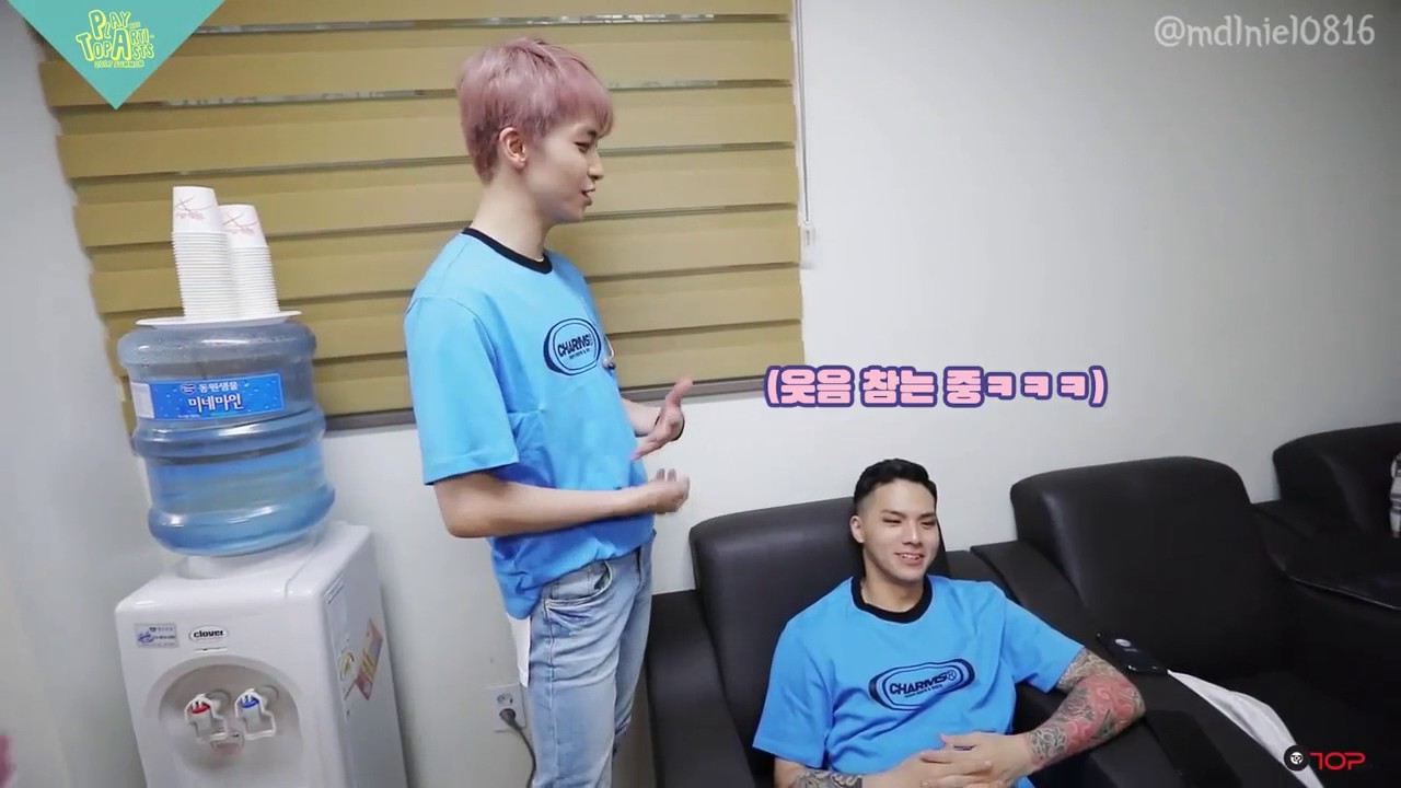 [틴탑]  업텐션후배님 놀리기 재미들린 타비들ㅋㅋㅋㅋㅋㅋㅋ