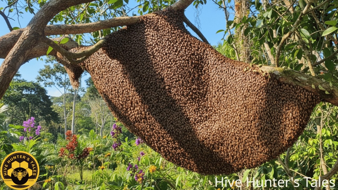 Climbing Straight into Giant Bee Colonies — No Protection