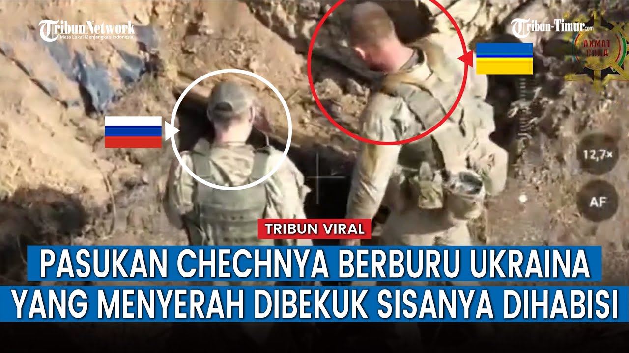 [FULL] Pasukan Chechnya Lempar Granat ke Persembunyian Tentara Ukraina, Ada yang Mati & Menyerah