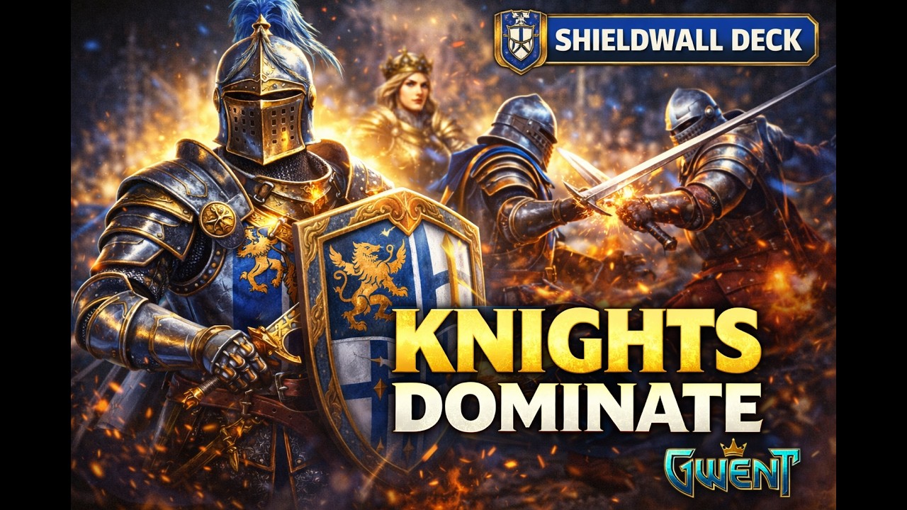 KNIGHTS IN SHINING ARMOR ⚔️ | Shieldwall Northern Realms Deck | GWENT