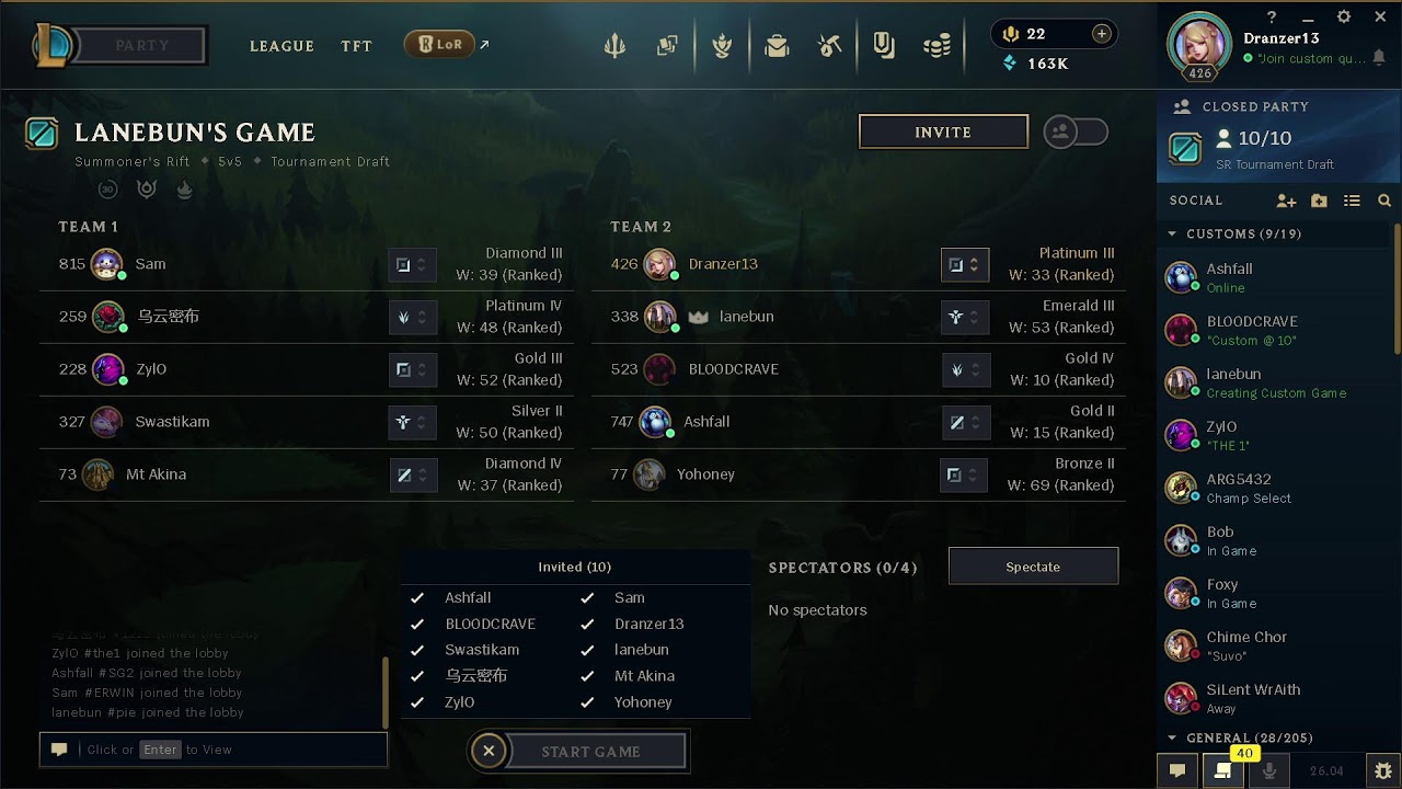 Join the custom queue!