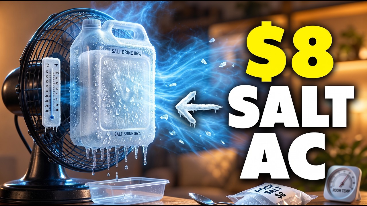 The Forgotten $8 Salt Block Trick: Turn Any Fan Into a Free AC