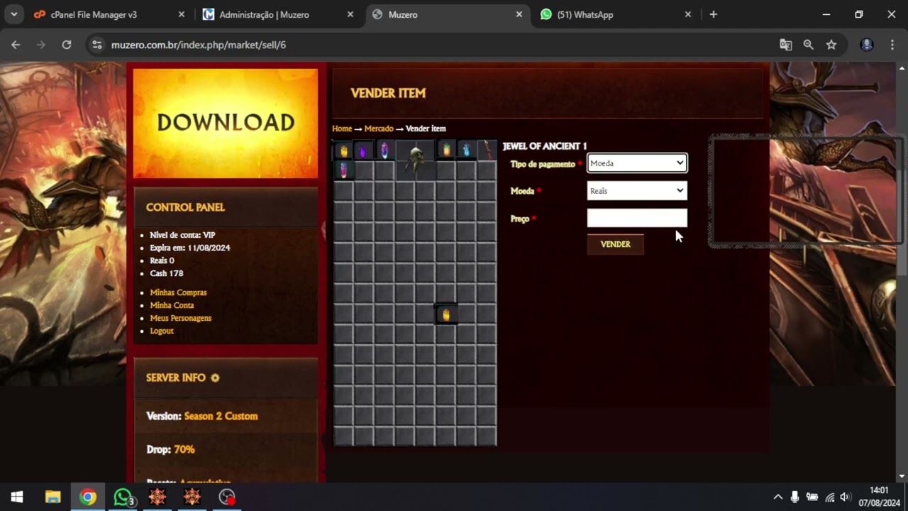 Comprar/Vender Market