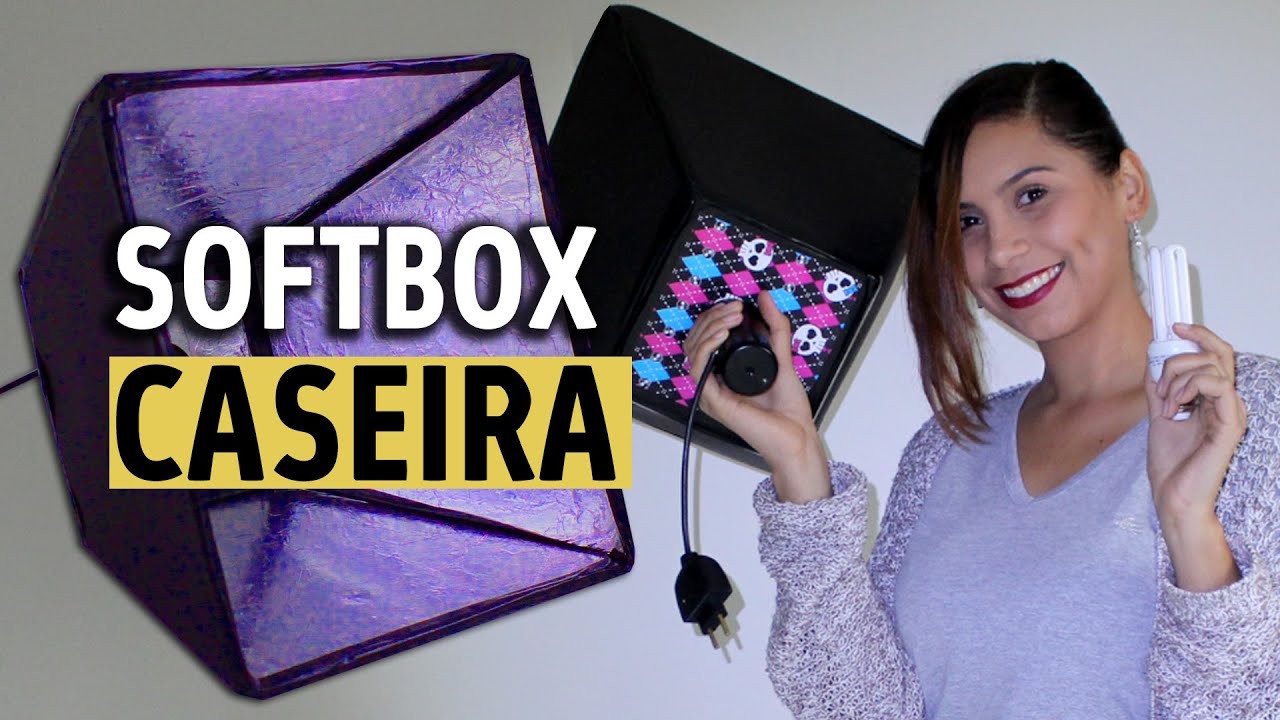COMO FAZER UMA SOFTBOX CASEIRA? (RESISTENTE E FIRME)