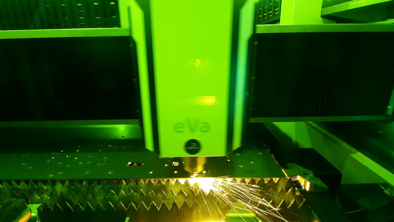 Eagle fiber laser 15kw cutting 5mm