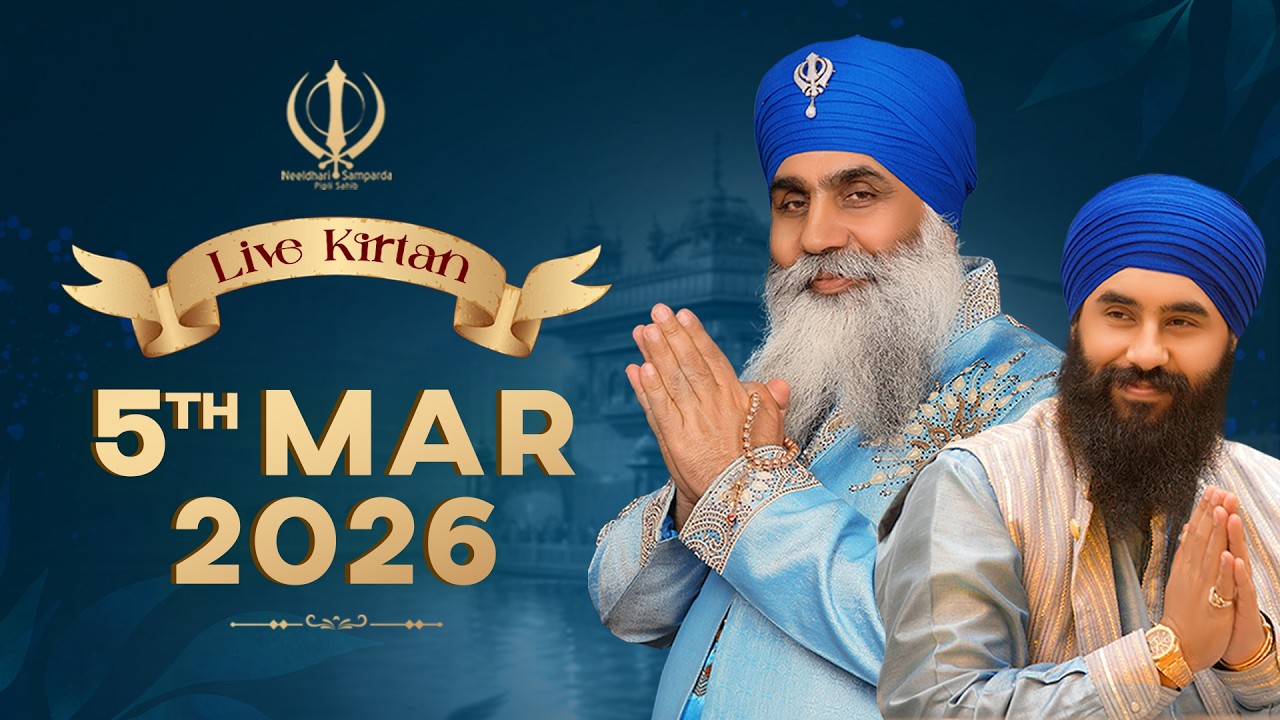 Live Kirtan from Singapore | 05Mar26m | Neeldhari Samparda | Bhai Nirmal Singh Ji Khalsa