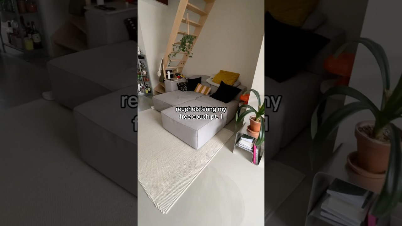 Pt. 1 | Reupholstering my free couch