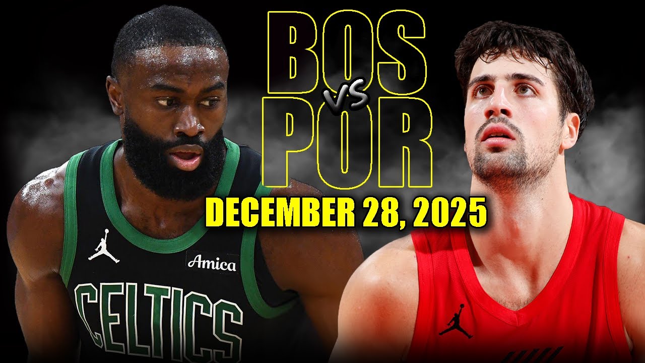 Boston Celtics vs Portland Trail Blazers Full Game Highlights &ndash; December 28, 2025 | NBA Season