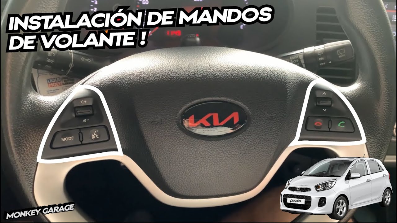 Instalación de mandos de volante Kia Picanto Ion