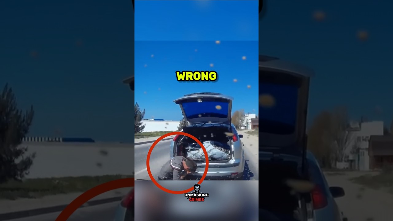 Instant Karma for Raging Driver (Pepper Sprayed) 😨 #roadrage #truecrime