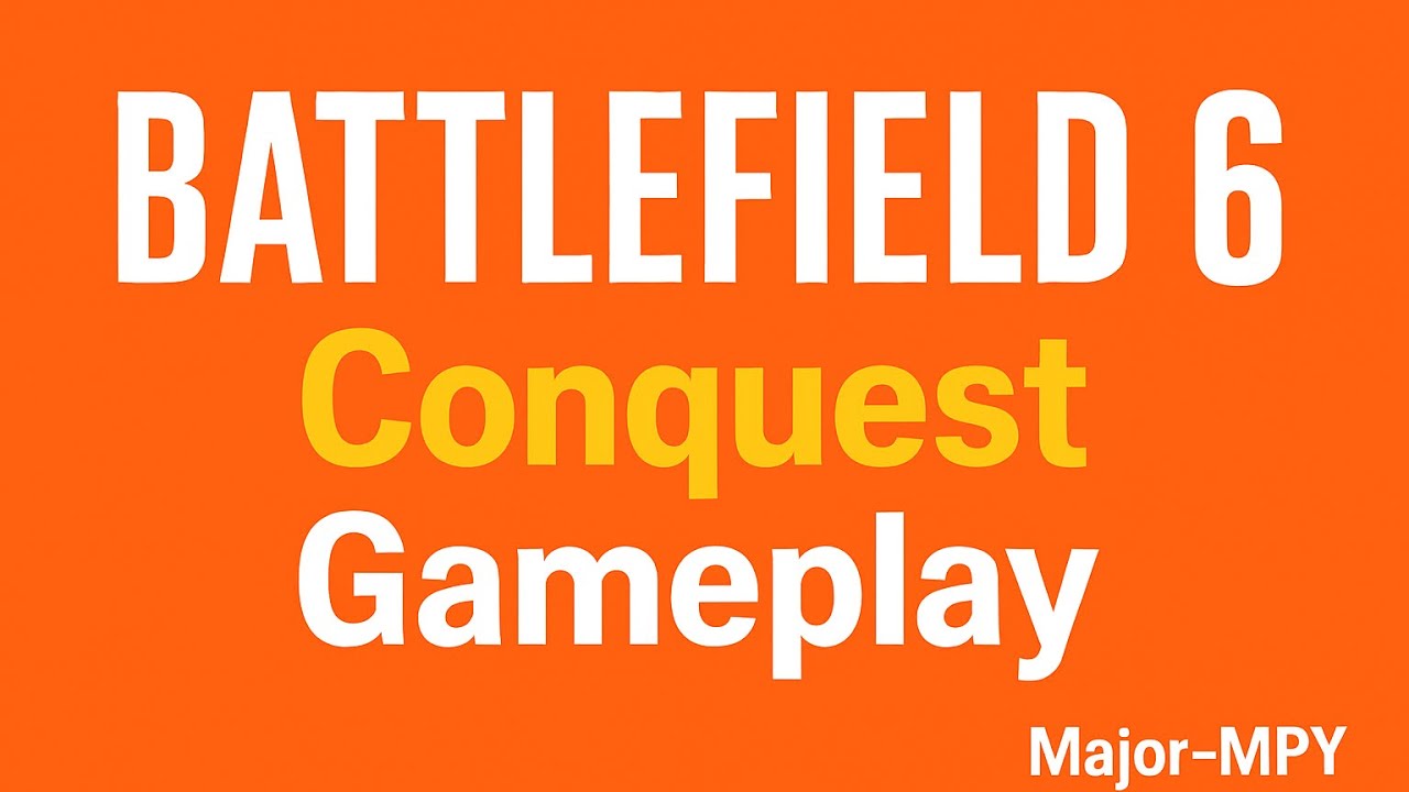 Battlefield 6 Conquest | PS5 | 4K 60FPS