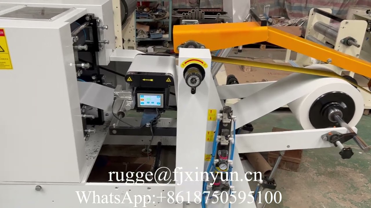 Automatic embossing napkin tissue making machine