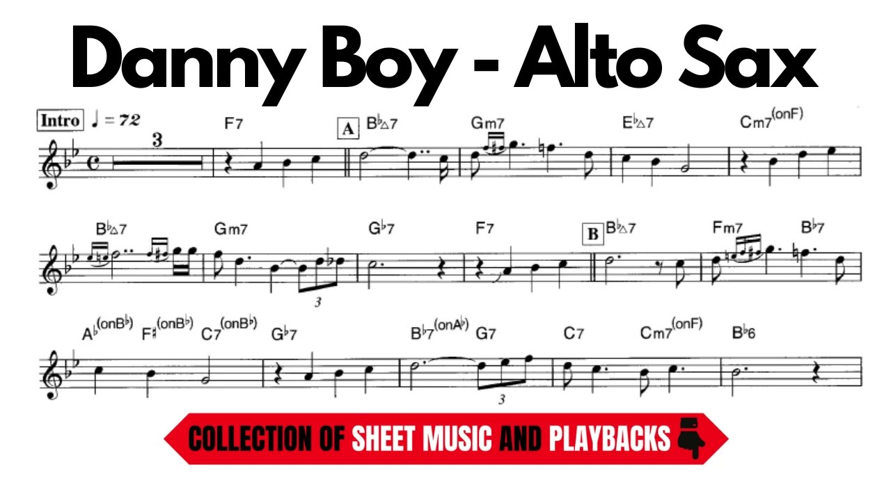 Danny Boy | ALTO SAX transcripiton | JAZZ STANDARD