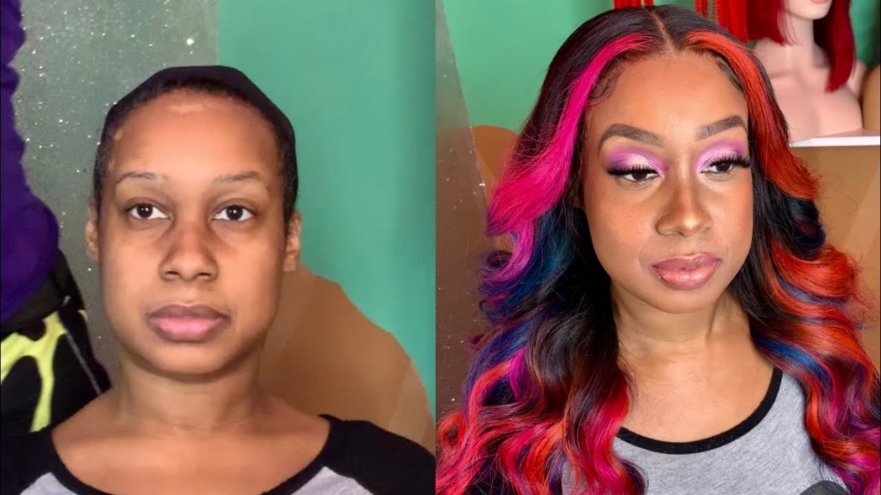 Full client Wig and Make Up transformation