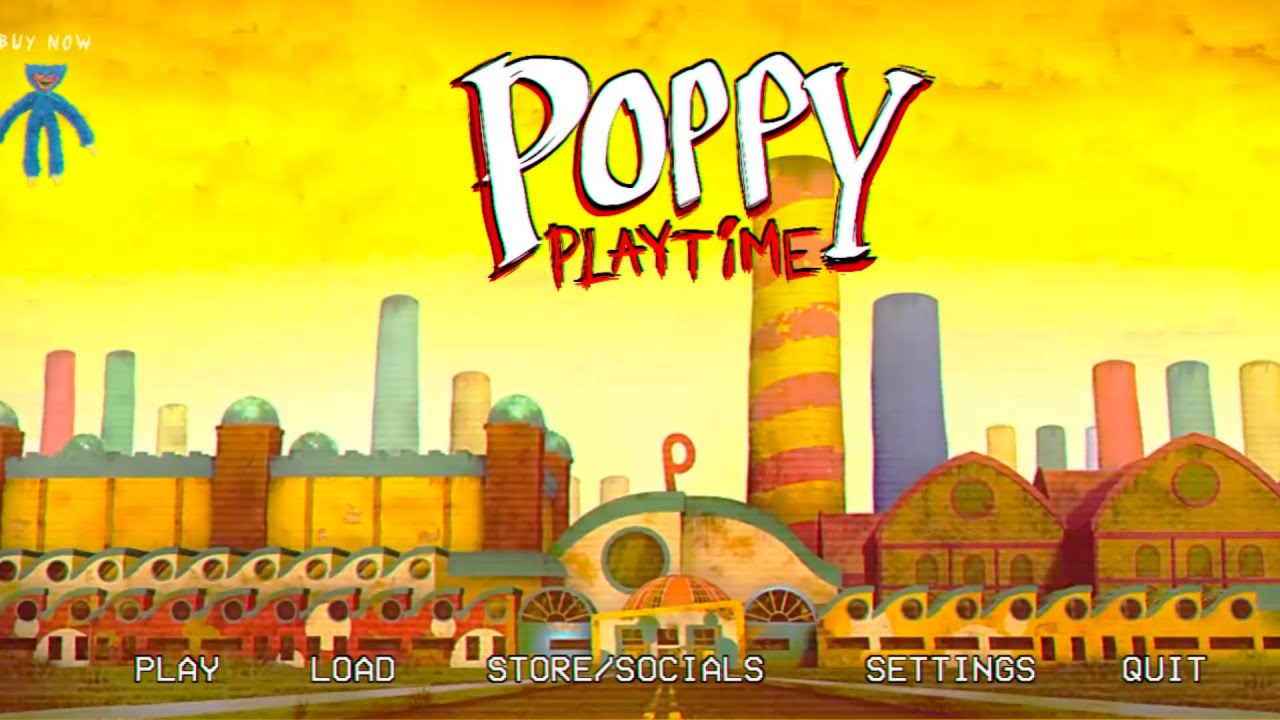 Huggy is scary 😨! Poppy playtime chapter 1.