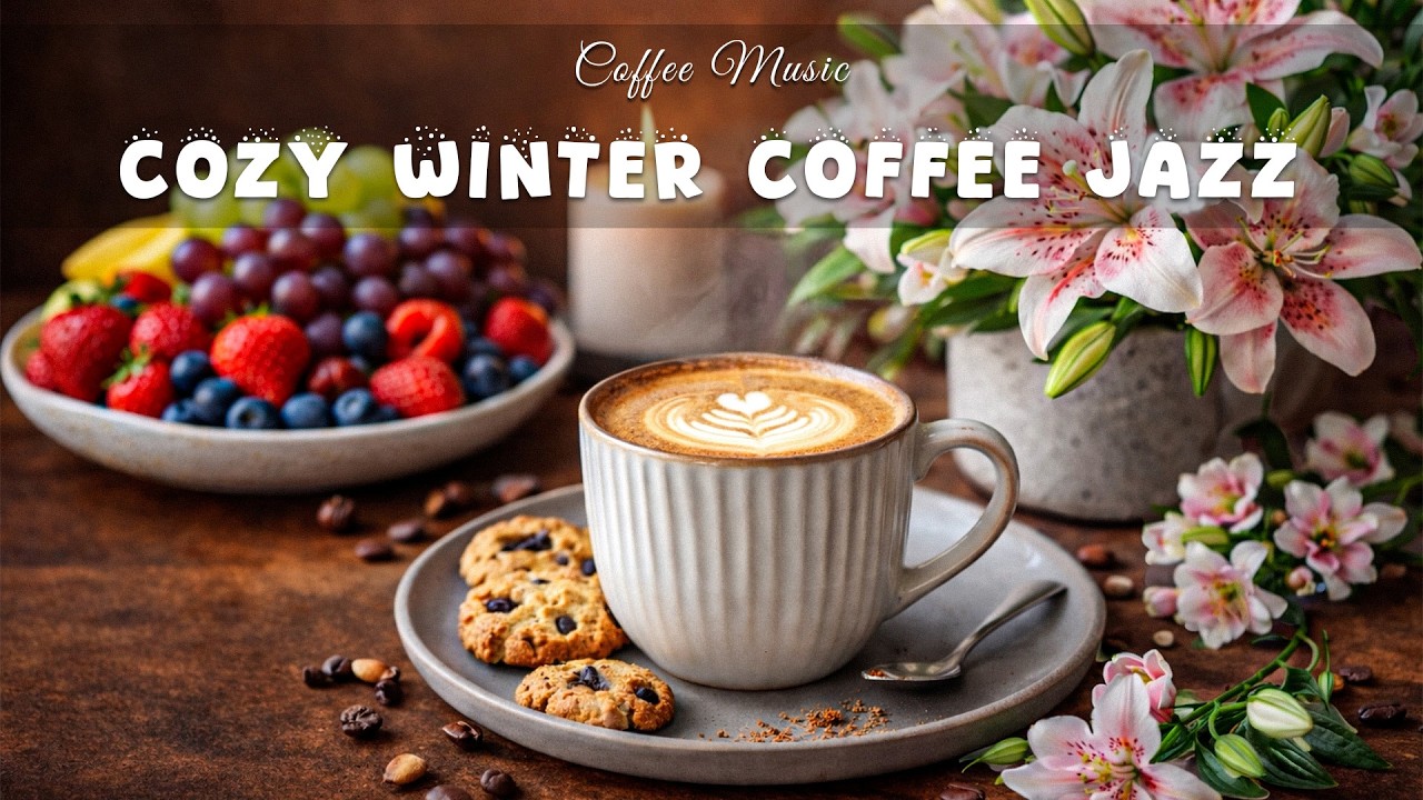 [COZY WINTER COFFE JAZZ] Soft Lounge Jazz & Minimal Piano for Stress-Free Focus