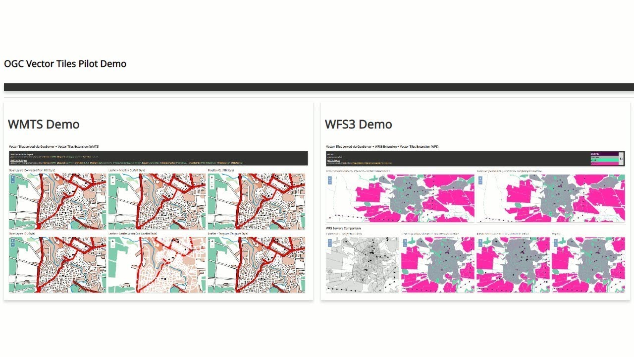 GeoSolutions Vector Tiles Part One - WMTS and WFS 3 Vector Tiles at Work