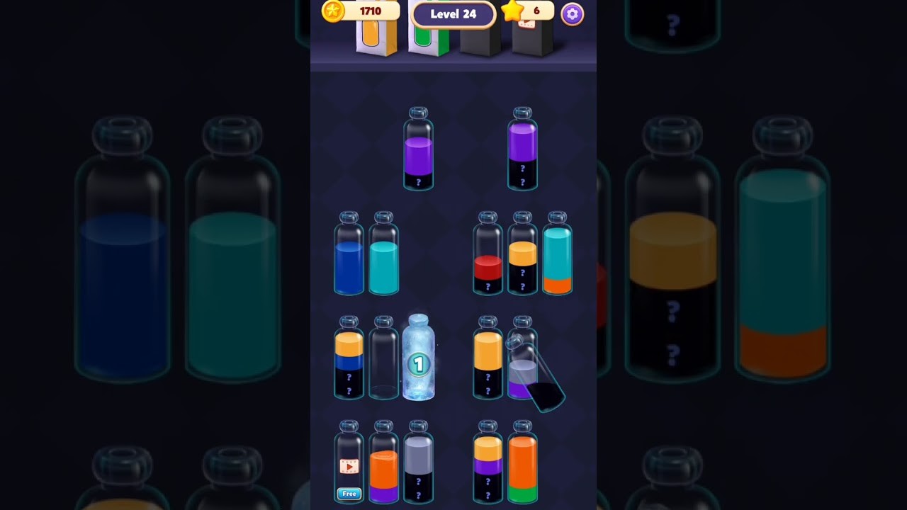 Water Sort 73 #mobilegame #games #gaming #gameplay #game #shorts #shortvideo #shortsvideo #short