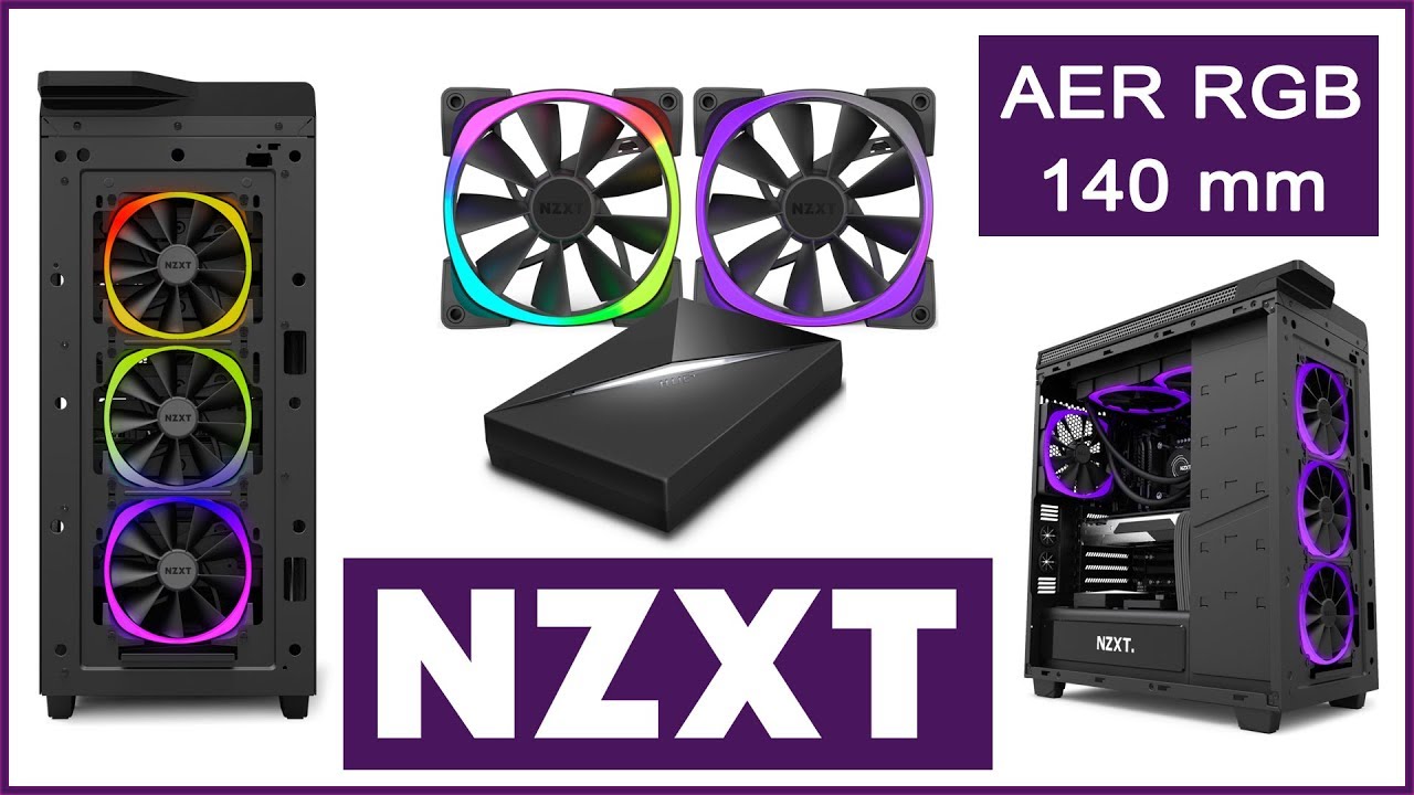 NZXT AER RGB Fans - Unboxing & Cable Connection Guide