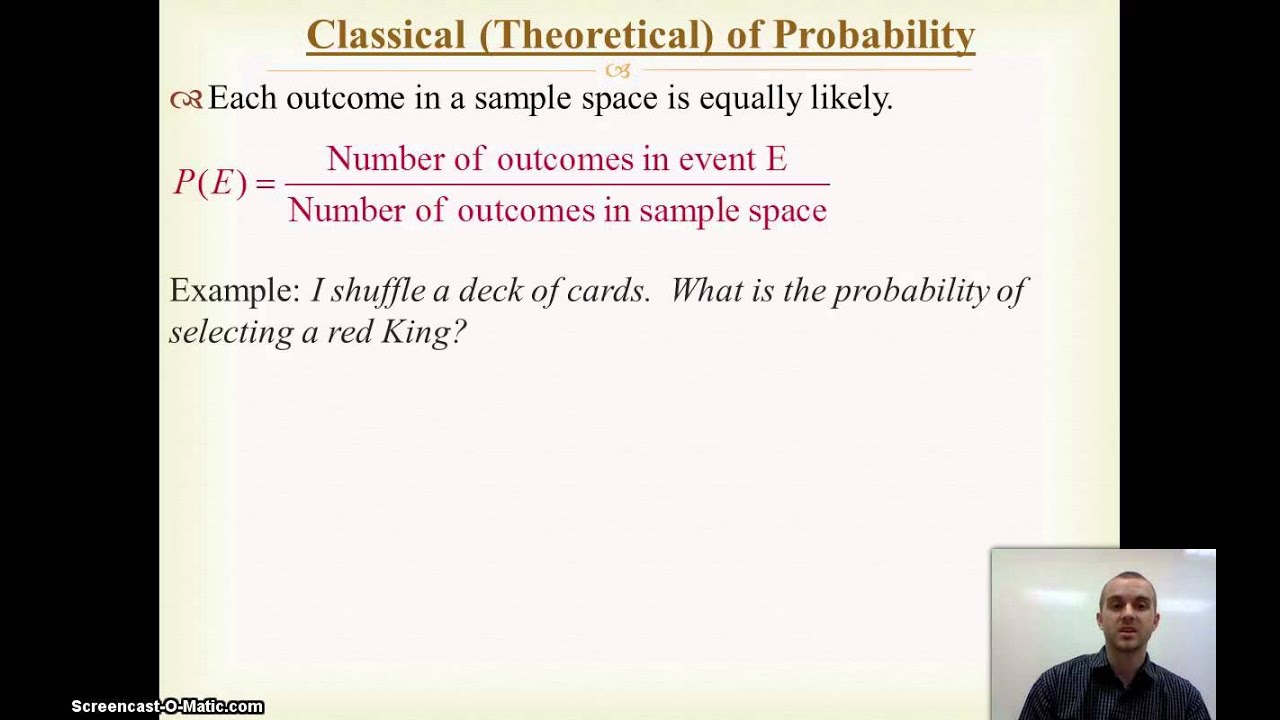 Ch 3 1  Basic Concepts of Probability and Counting