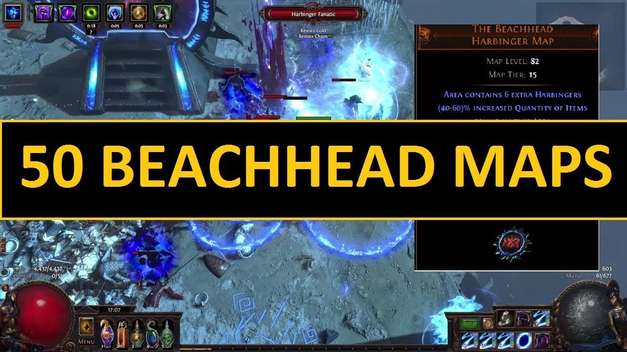 Path of Exile - 50 Beachhead maps, How much currency?