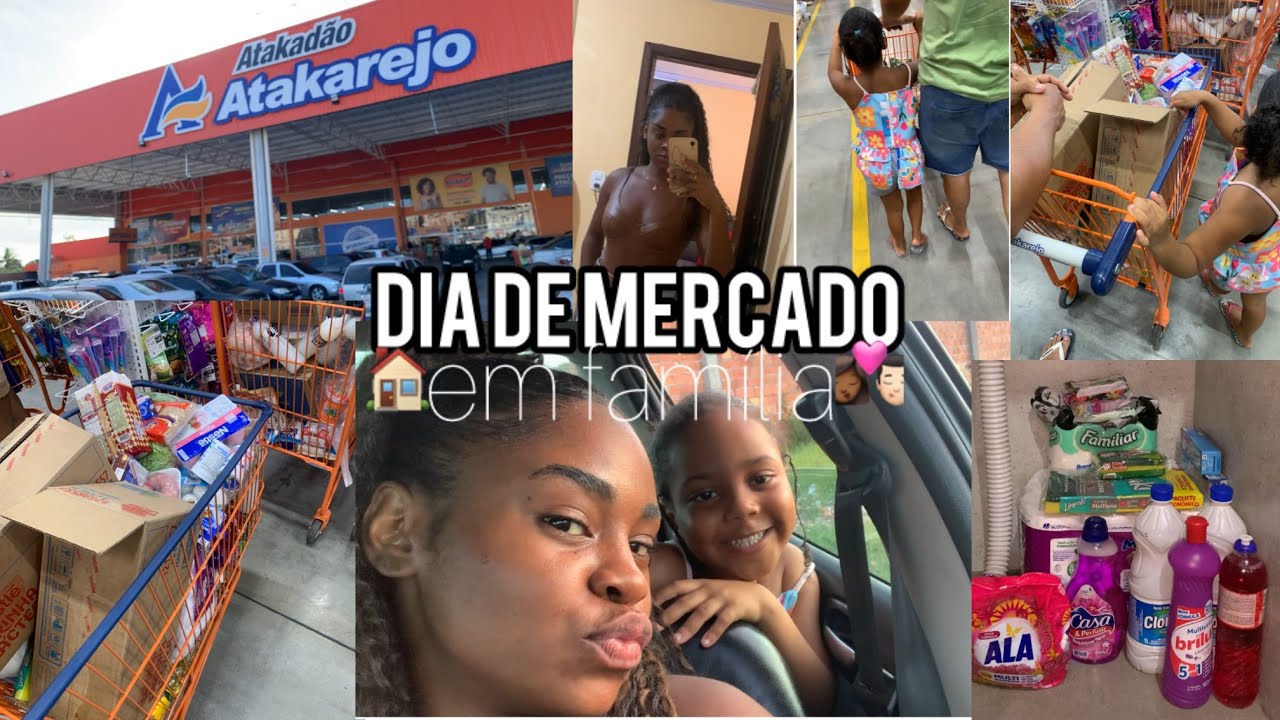 Dia de mercado em família 🏠👩🏾‍❤️‍💋‍👨🏻✨