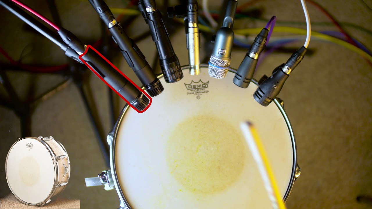 Snare microphone comparison // Por&oacute;wnanie mikrofon&oacute;w do werbla