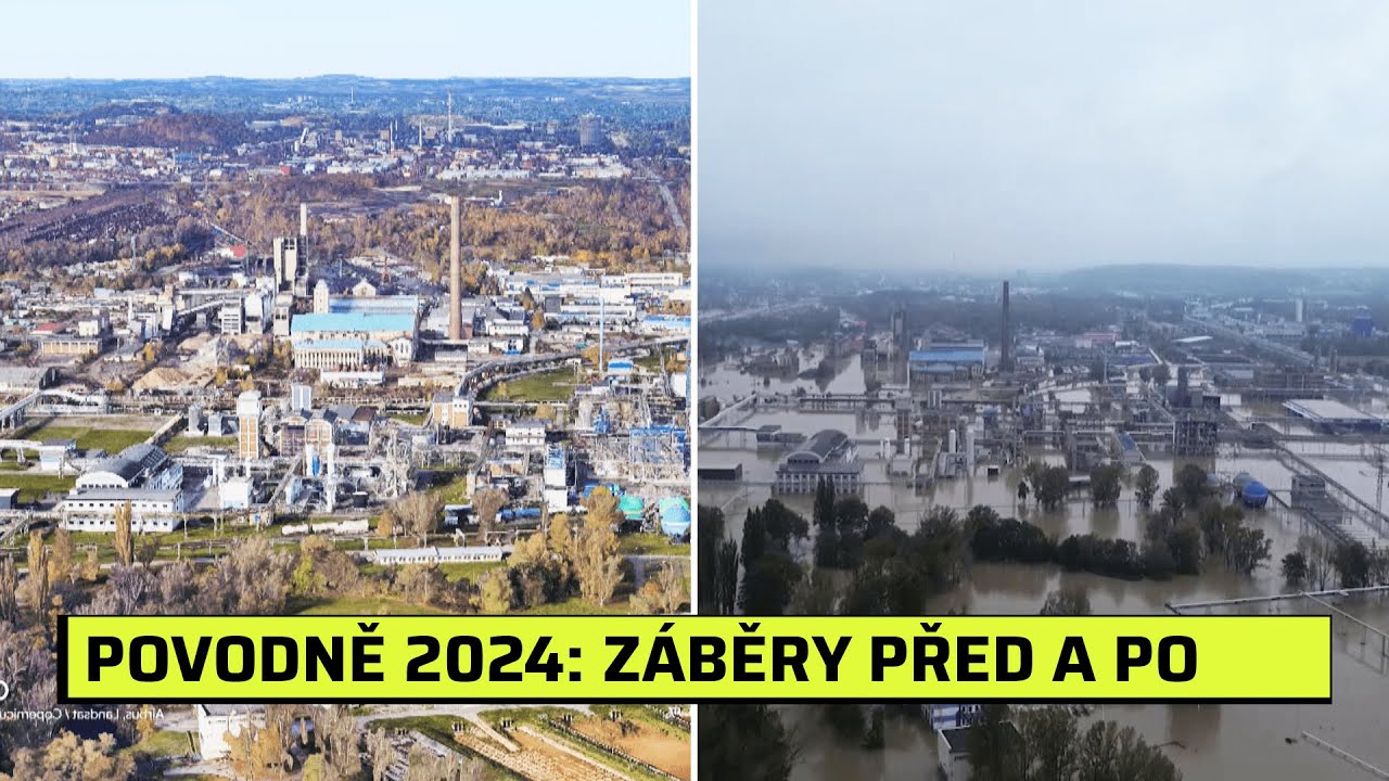 POVODNĚ 2024: Obce před kalamitou a po ní. Podívejte se, jak povodeň zpustošila česká města