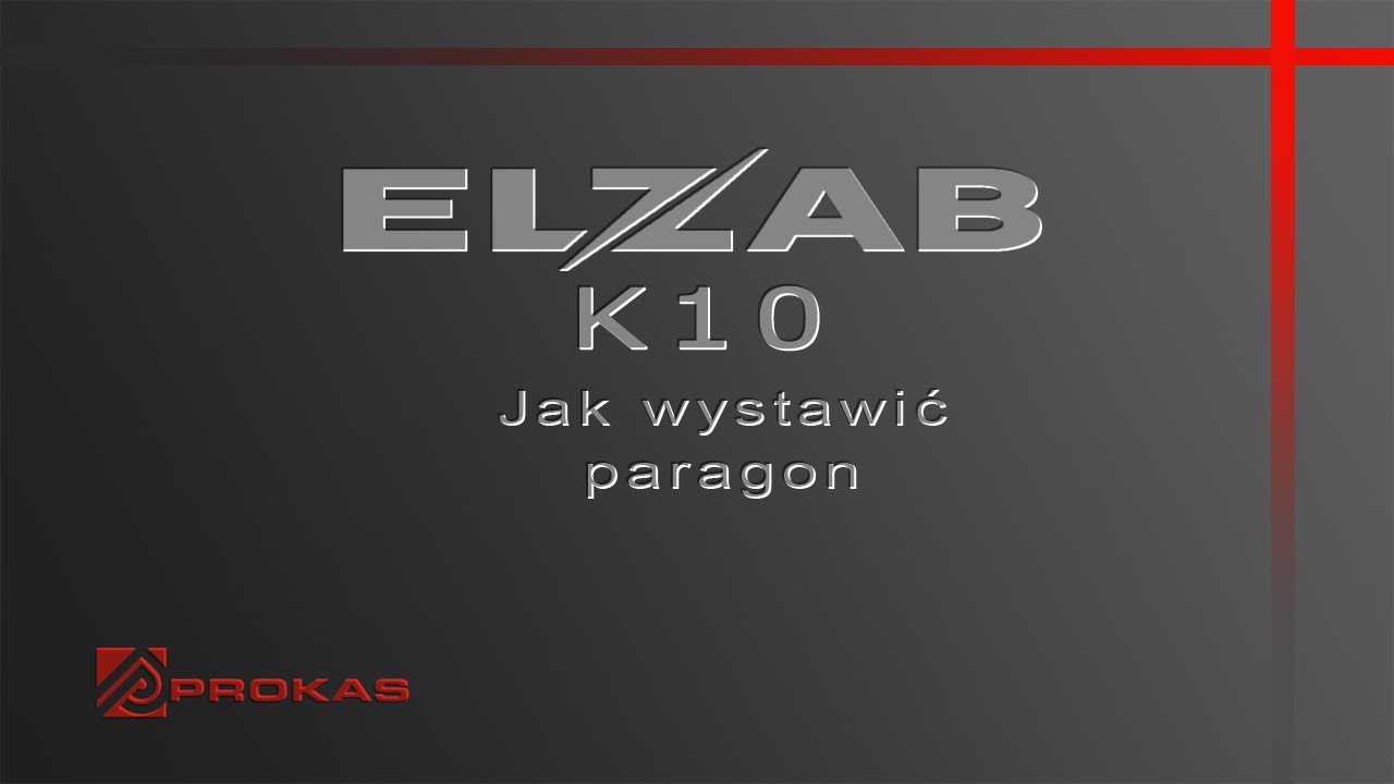 Kasa fiskalna Elzab K10 online - jak wystawić paragon
