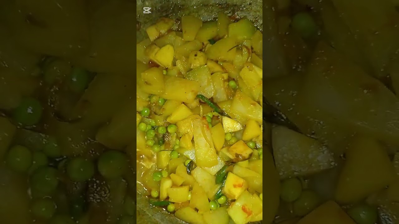 চিংড়ি মাছ  ও শালগম আলু জোল রেসিপি। #shortvideo cooking#viralcookingvideo #mamayerrannagor 