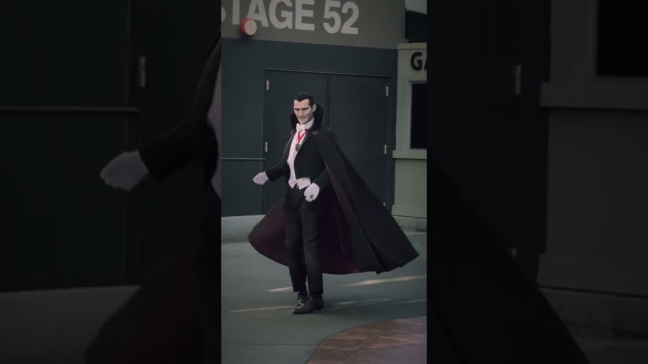 EPIC Dracula Cape Flip at Universal Studios Hollywood
