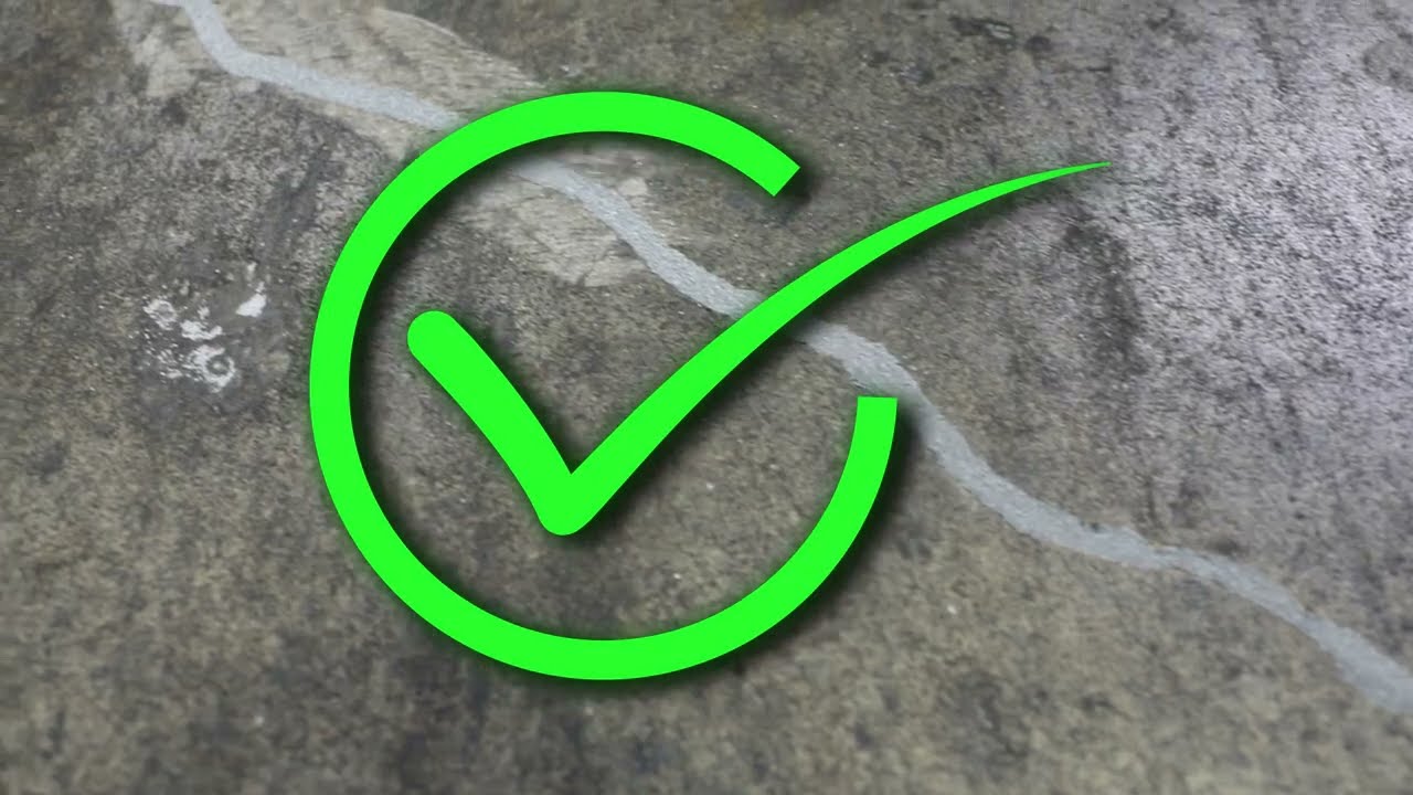 Concrete Slab Crack Repair Instructions - Dual Tube Dispensing of Emecole Metro 555