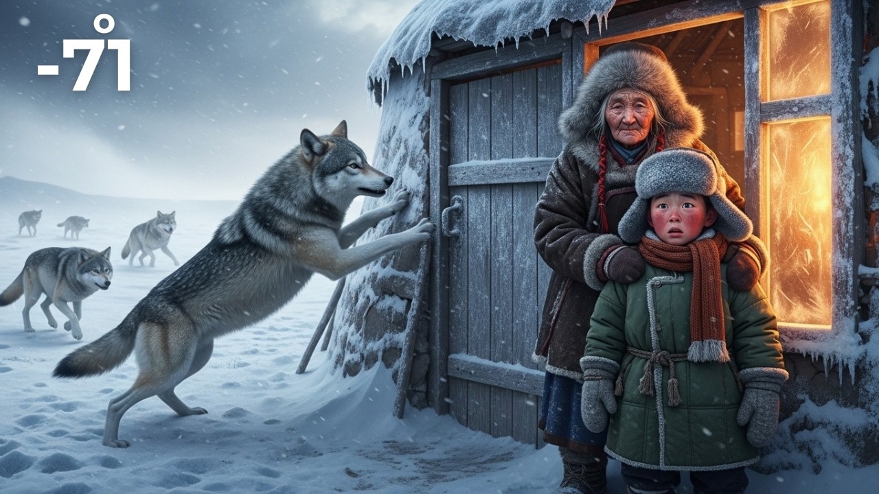91-Year-Old Grandma Faces a Wolf Pack to Protect Her Grandson and Sheep