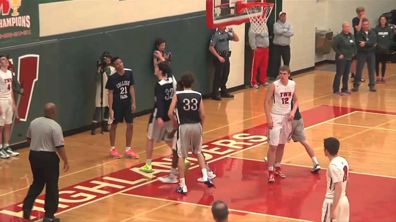 The Woodlands Highlanders vs. College Park Cavaliers - 2014/15 Boys Basketball - 02/03/15